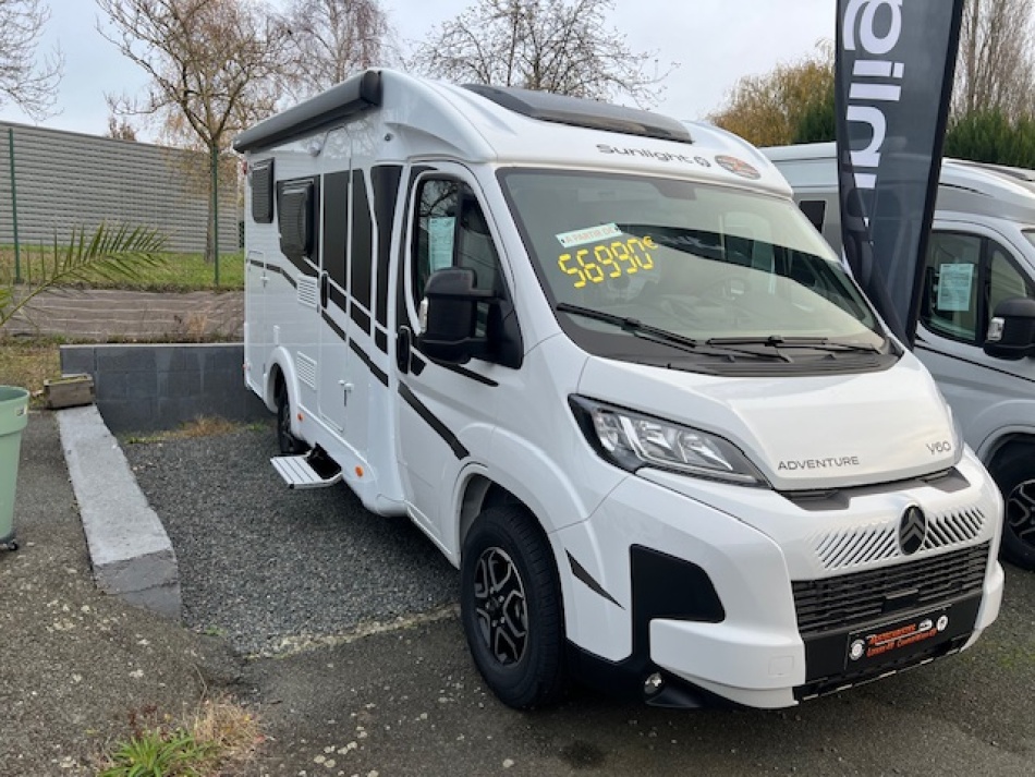 camping car SUNLIGHT  V 60 ADVENTURE mod&egrave;le 2026