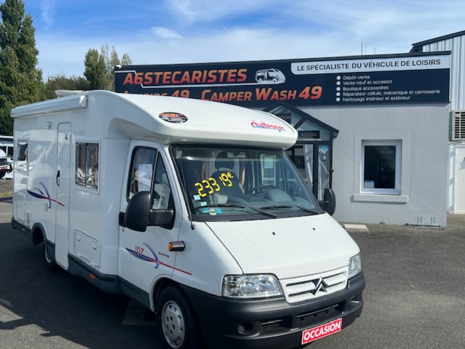 camping car CHALLENGER  JUMPER 107 modèle 2004