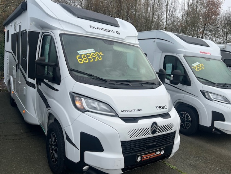 camping car SUNLIGHT  T 68 C ADVENTURE mod&egrave;le 2026