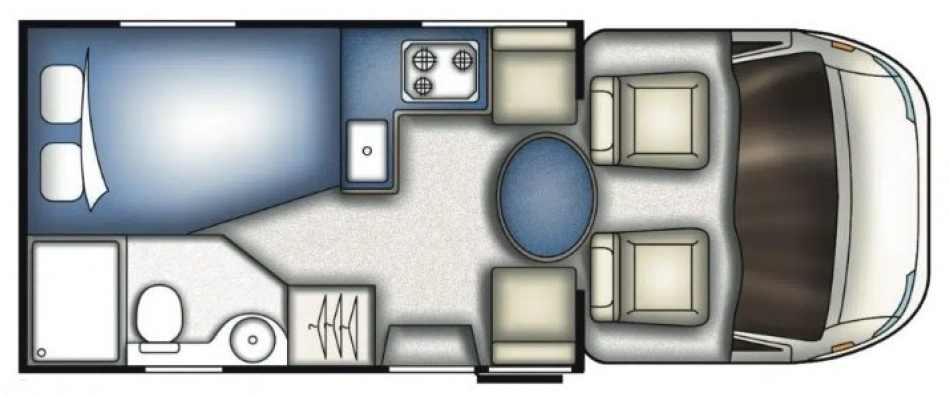camping car FLEURETTE  LE GREBE LE GREBE mod&egrave;le 2004
