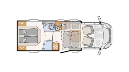 camping car DETHLEFFS  JUST CAMP T 7052 DBL ACTIVE mod&egrave;le 2026