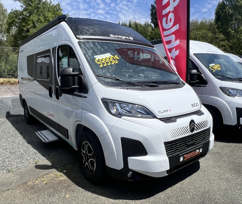 camping car SUNLIGHT  CLIFF 600X ADVENTURE mod&egrave;le 2026