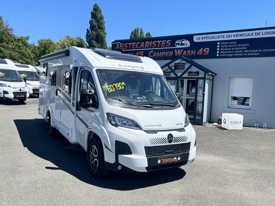 camping car SUNLIGHT  V 67S ADVENTURE mod&egrave;le 2026