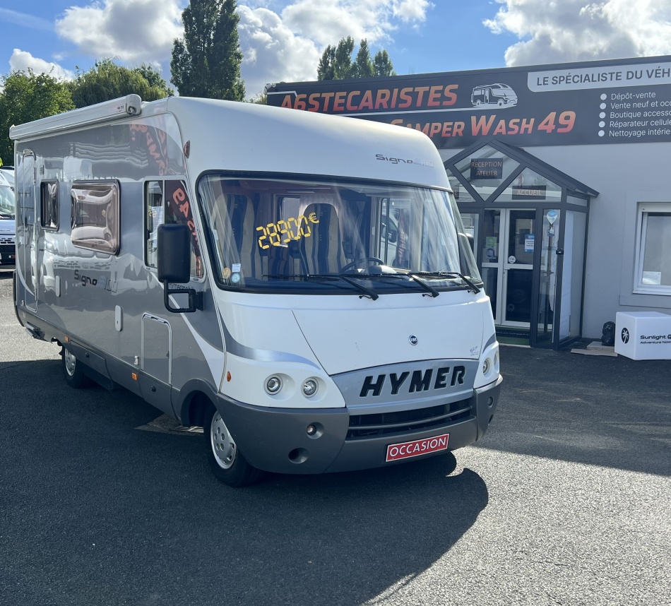 camping car HYMER  SIGNO 100 mod&egrave;le 2006