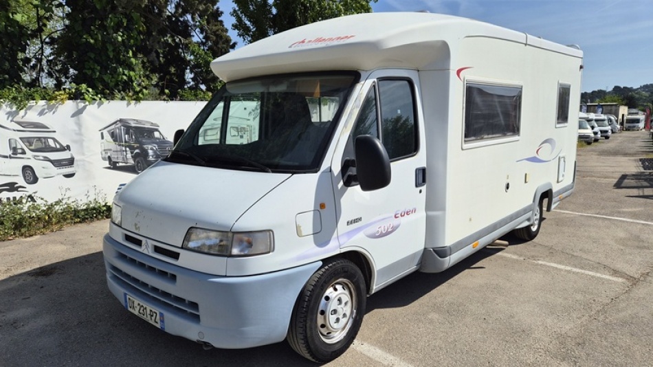 camping car CHALLENGER  EDEN 502 mod&egrave;le 2001