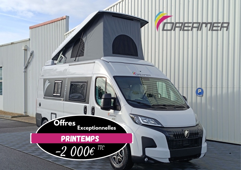 camping car DREAMER  D55 UP modèle 2025