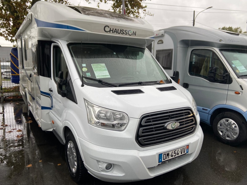 camping car CHAUSSON  WELCOME 718 EB mod&egrave;le 2014
