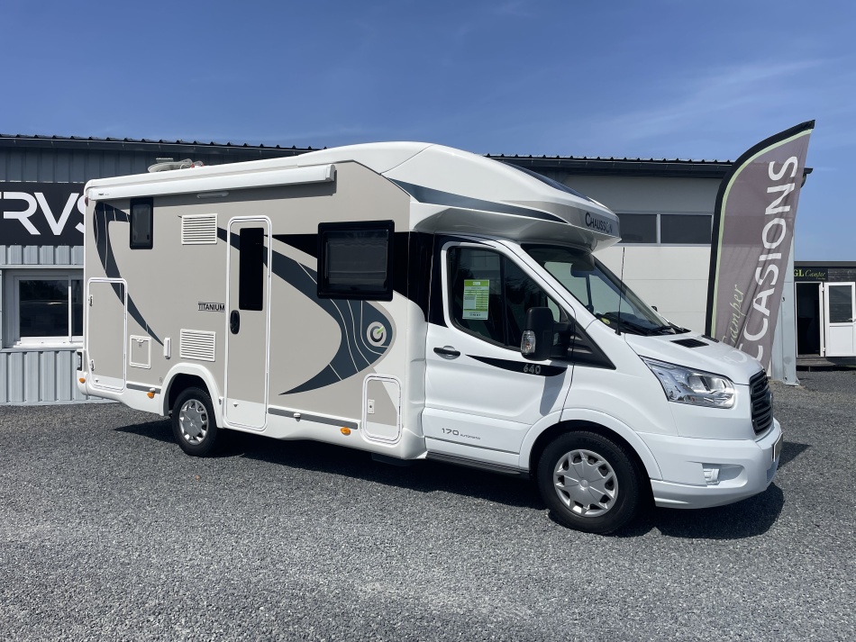 camping car CHAUSSON  TITANIUM 640 mod&egrave;le 2019