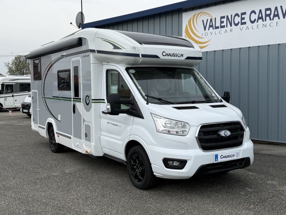 camping car CHAUSSON  TITANIUM LINE 627 mod&egrave;le 2026