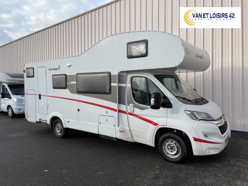 camping car SUNLIGHT  CAPUCINE A72 modèle 2019